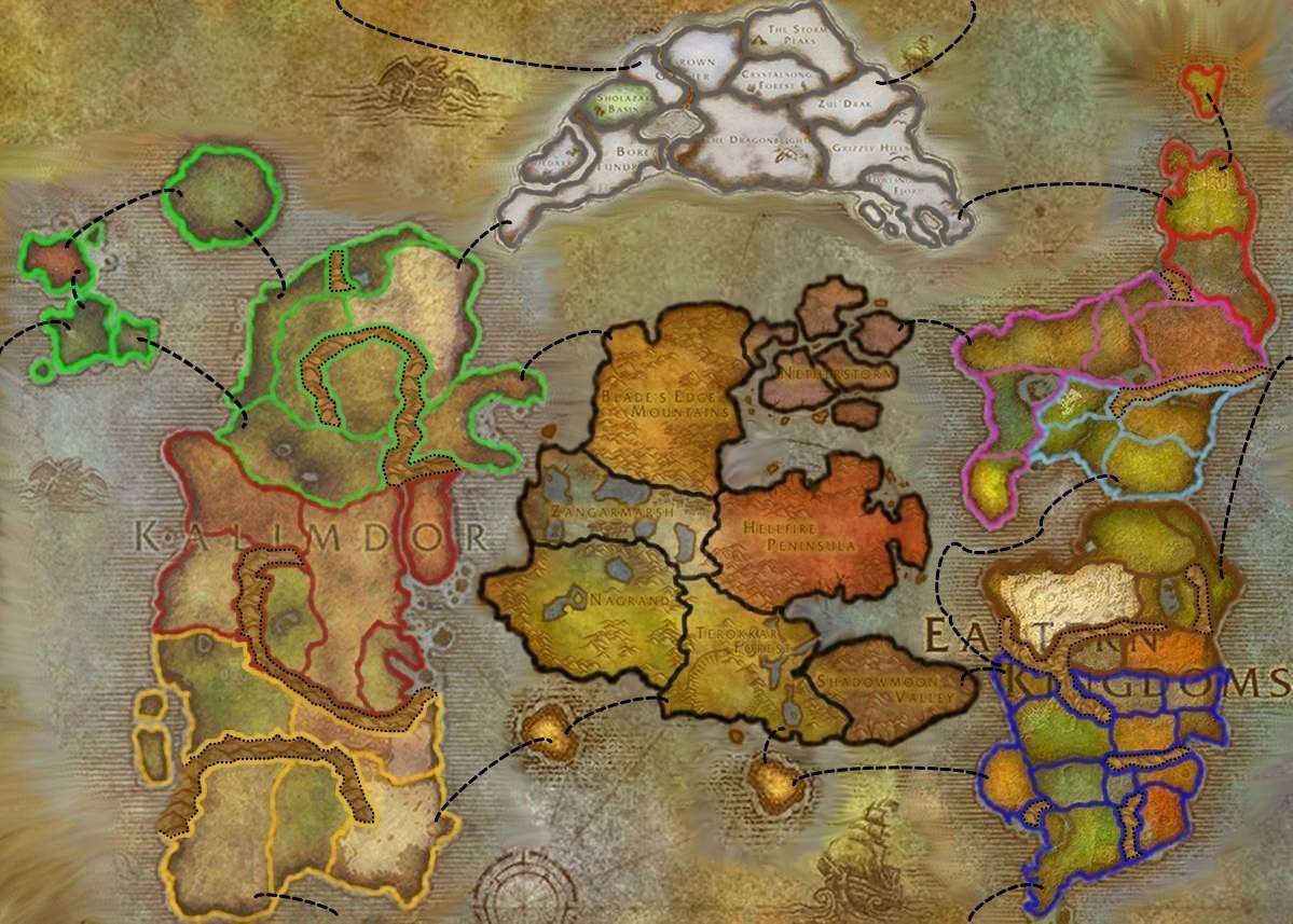the map